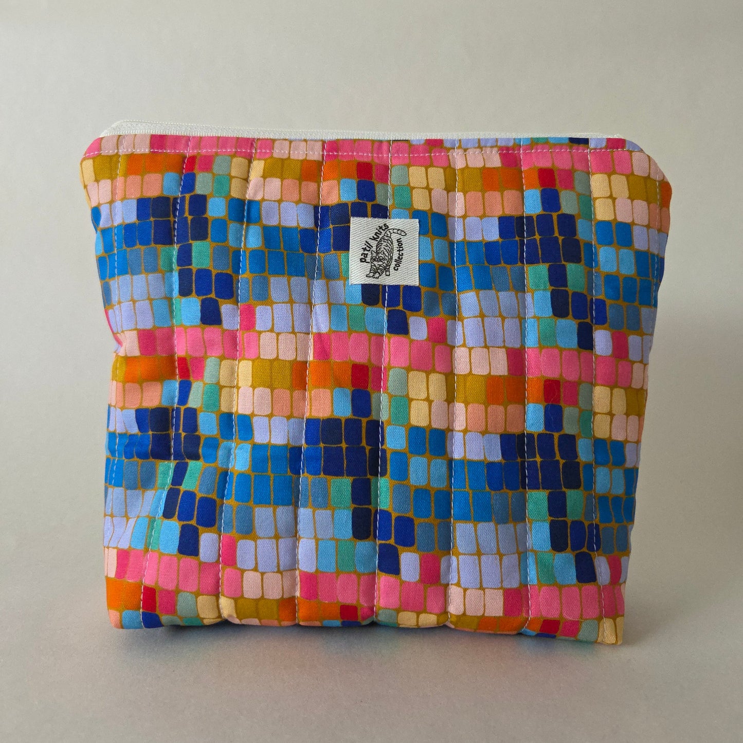 Disco Floral Zipper Bag