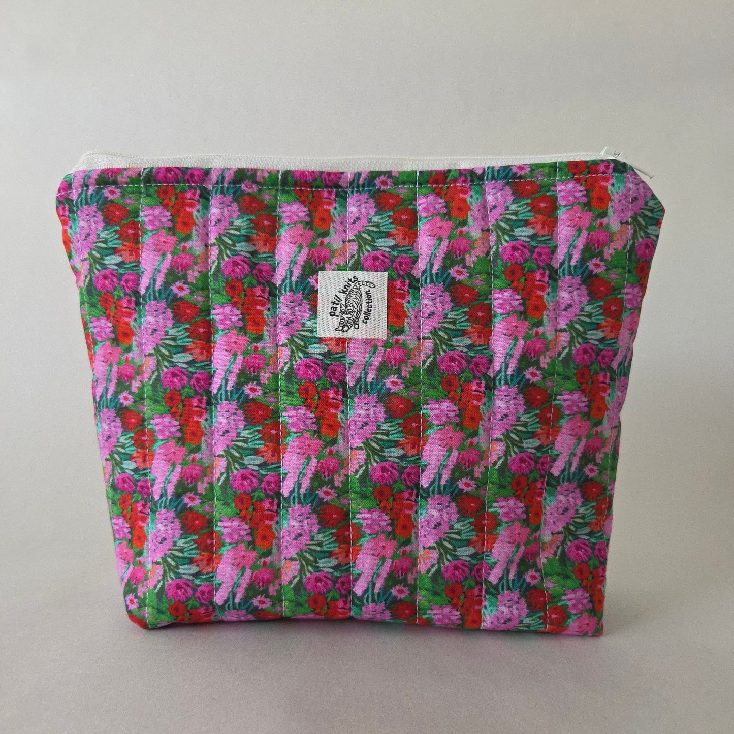 Spring Floral Zipper Bag