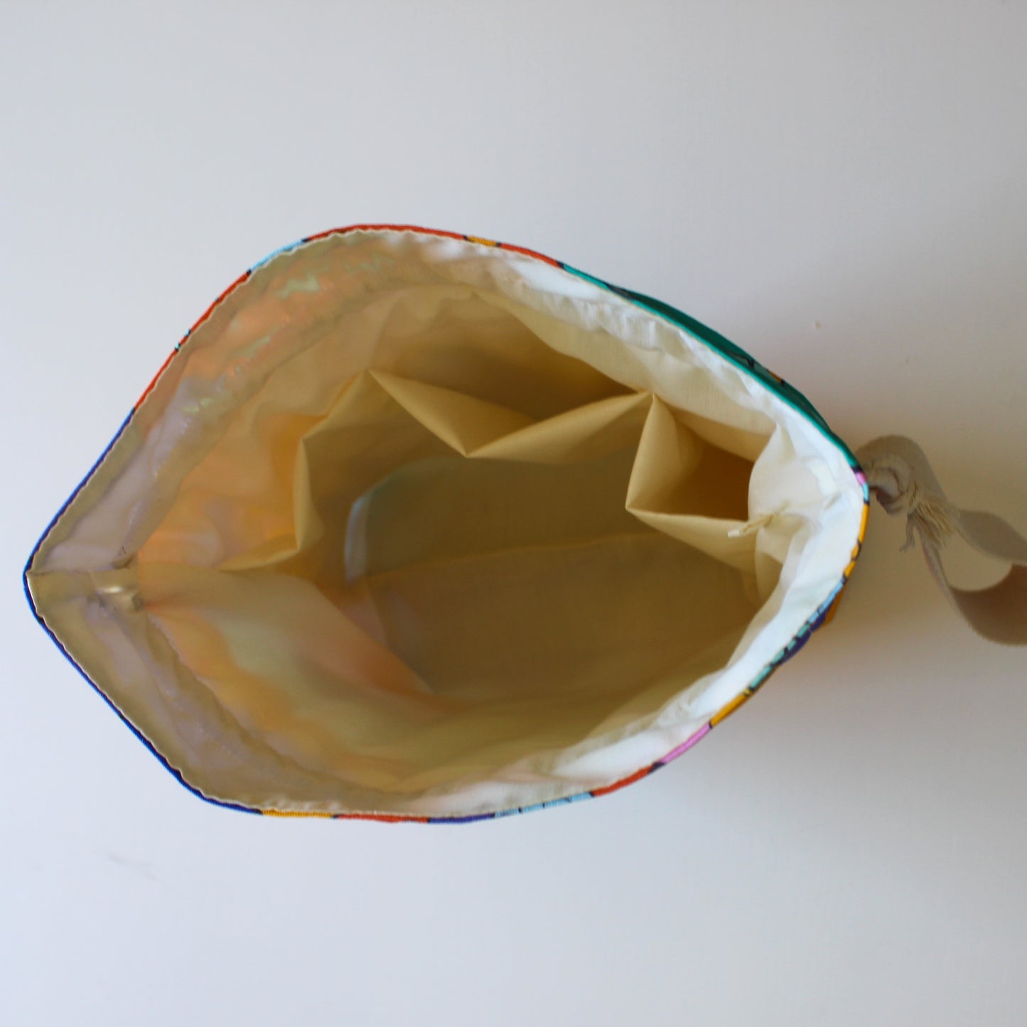 Sunburst Drawstring Project Bag