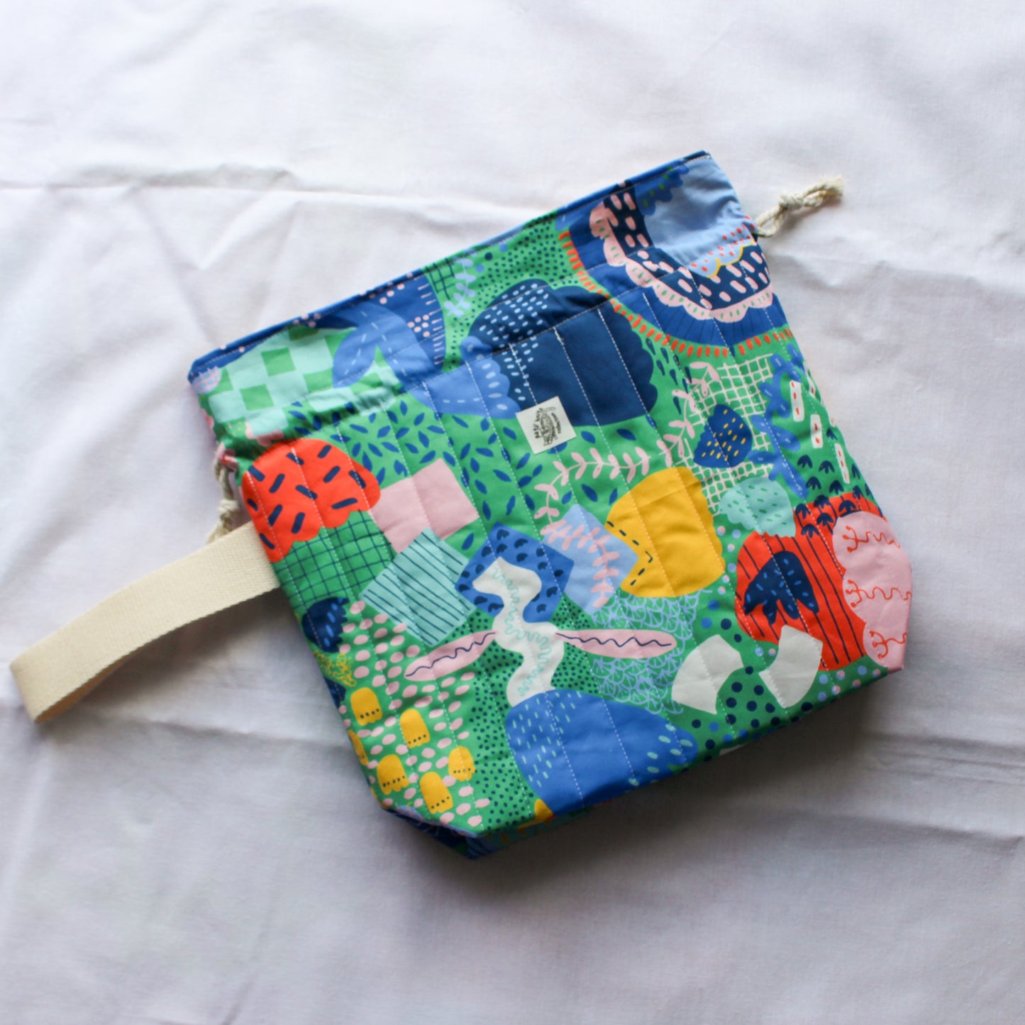 Melbourne Spring Drawstring Project Bag