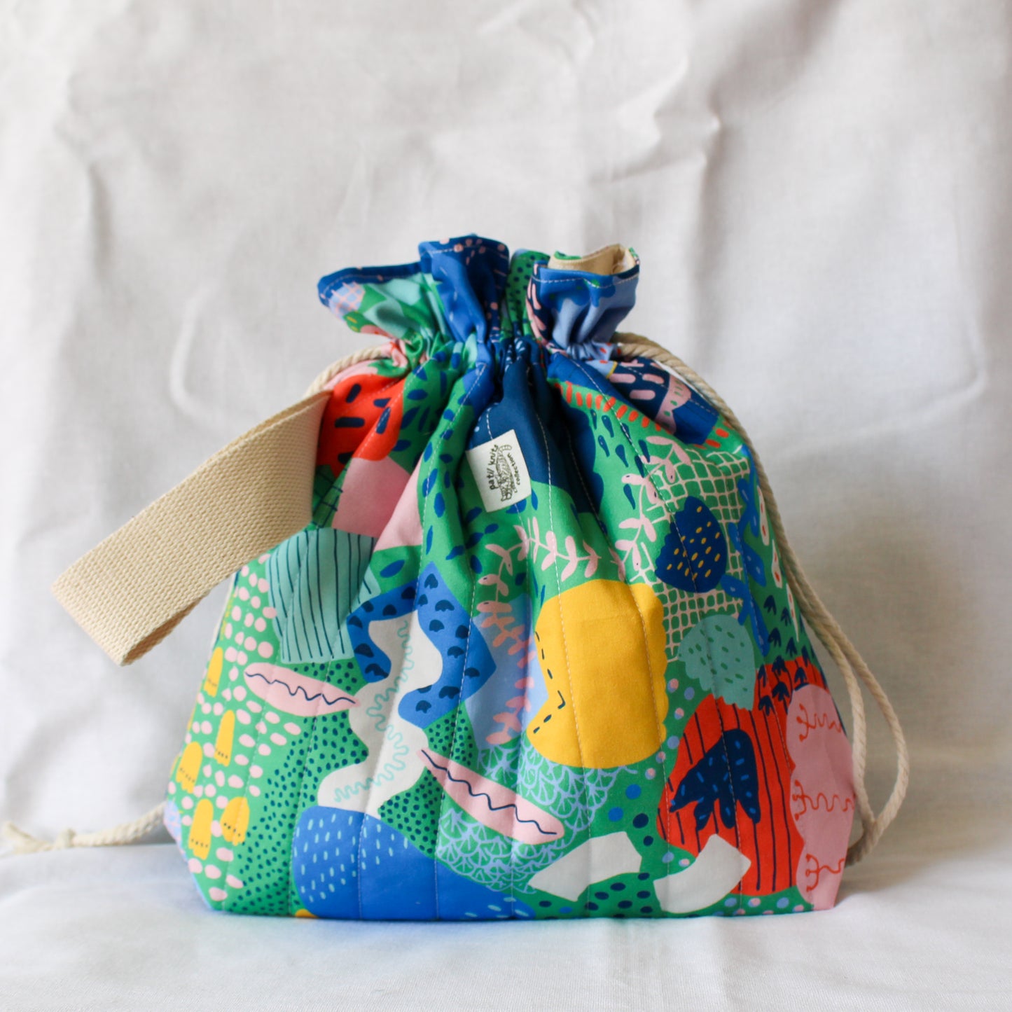 Melbourne Spring Drawstring Project Bag