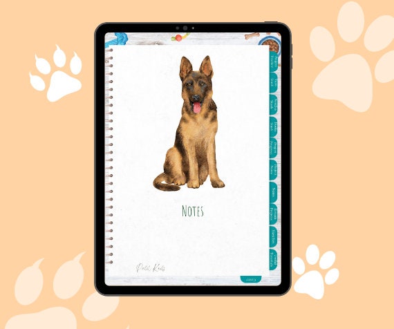 Doggos Knitting and Crochet Printable Planner
