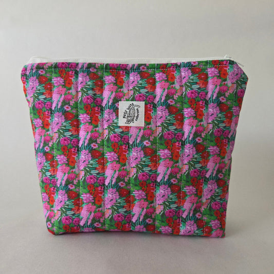 Spring Floral Zipper Bag