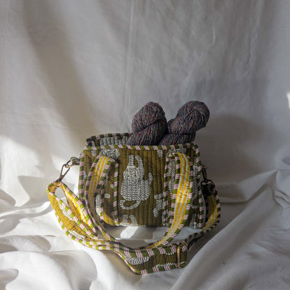 Olive Green Mini Tote Bag