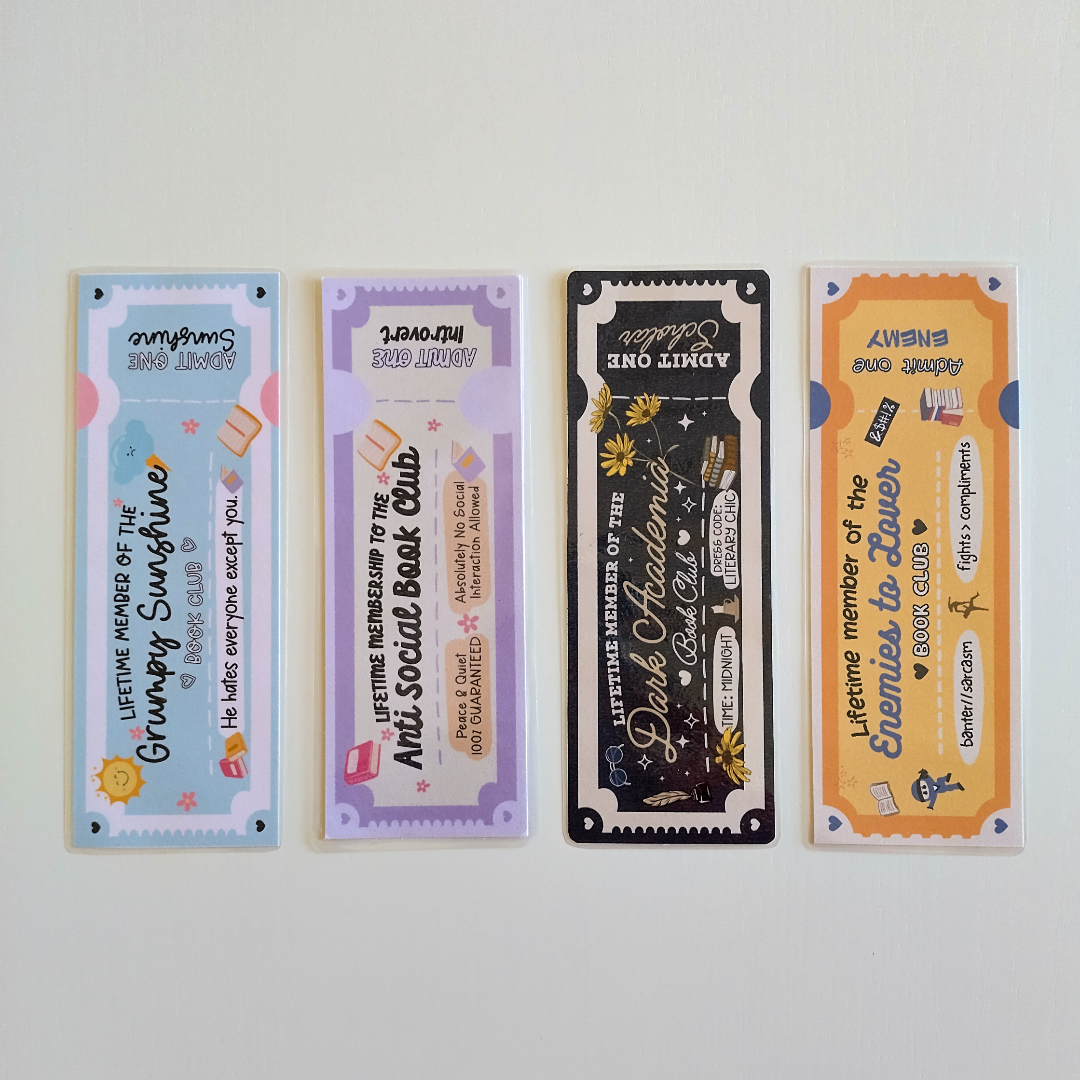 Bookish Trope Bookmarks