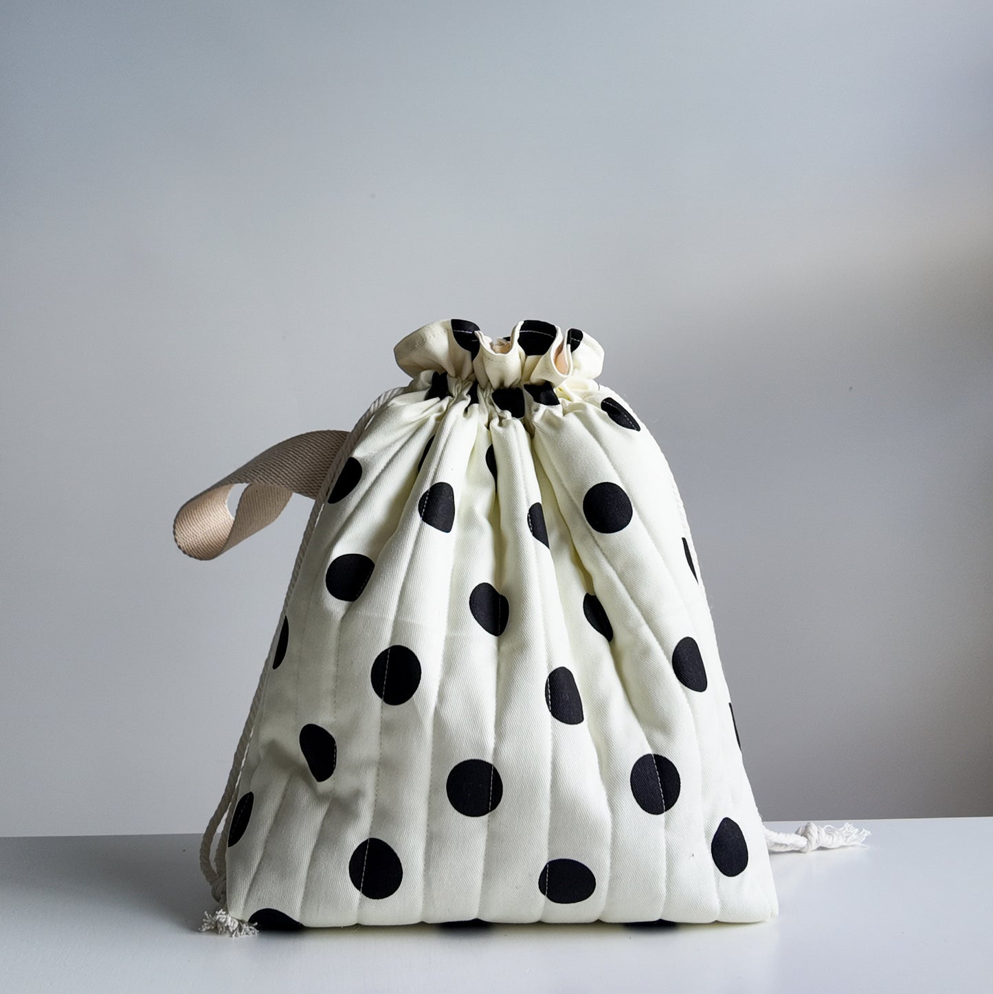 Spot on! Drawstring Project Bag