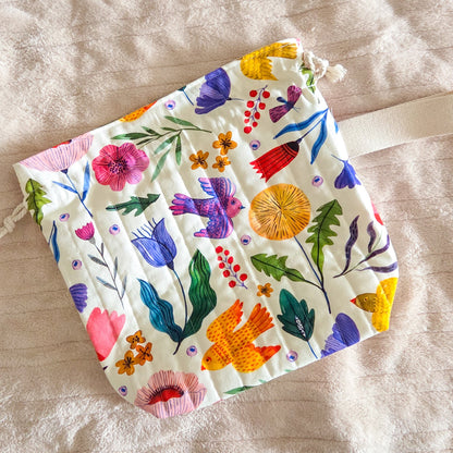 Spring no. 1 Drawstring Project Bag