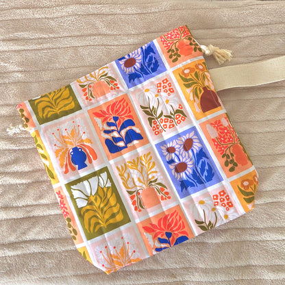 Spring no. 2 Drawstring Project Bag