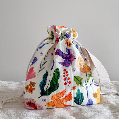 Spring no. 1 Drawstring Project Bag
