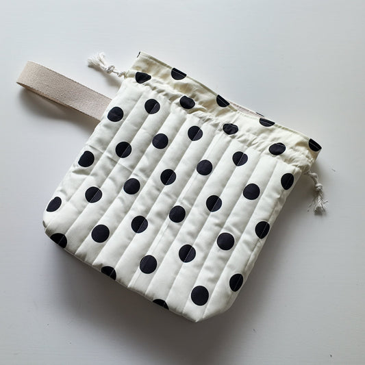 Spot on! Drawstring Project Bag