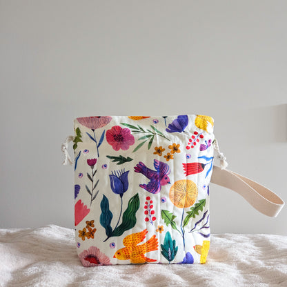 Spring no. 1 Drawstring Project Bag
