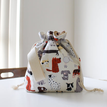 Doggos Drawstring Project Bag